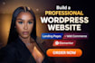 build wordpress development website wordpress landing page woocommerce elementor