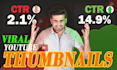design high CTR youtube thumbnails