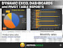 create dynamic excel dashboards, pivot tables, and automated reports