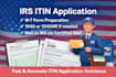 prepare your itin application w7 and required irs forms as caa
