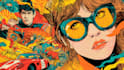 create cool retro comic art design illustration