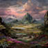 digitally paint fantasy landscape