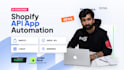 build custom shopify app api integration and automation