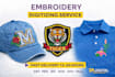 digitize your logo for machine embroidery dst pes emb
