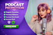 do organic podcast promotion to increase downloads