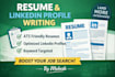 professionally write your resume, CV and linkedin profile