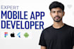 do mobile app development, ios app, android app creation, flutter app dev