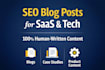 write SEO optimized blogs and articles for tech
