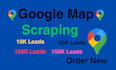 scrape google map data extraction, b2b lead generation