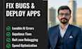 build full stack mvp, fix bugs, lovable, bolt, vibe coding