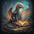 create cinematic fantasy book cover art