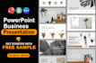 premium business and investor presentation design for startups and corporations
