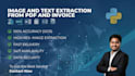 extract text and images from PDF and invoices