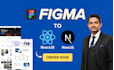 convert figma to reactjs or nextjs website, using tailwind css
