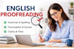 proofreading, research writing, literature writing