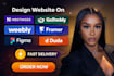 design website on hostinger godaddy weebly framer figma duda website development