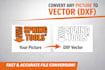 convert image to dxf dwg svg pdf for cnc machines