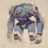 draw a mecha robot art and illustration