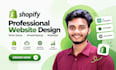 design shopify website, design or redesign and build dropshipping store