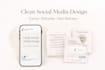 design clean canva instagram posts