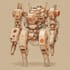 draw a mecha robot art and illustration