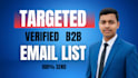 collect b2b verified email lead list