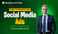 design custom social media post, ad creative, facebook ads design