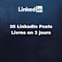 je redige des posts linkedin engageants