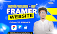 create a modern framer website or landing pages as a framer developer