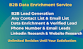 find data enrichment of emails, phone number email finding