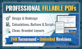 design, or redesign a professional fillable and editable PDF form