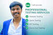 test your web or mobile app professionally