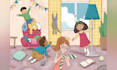 draw cute children book illustration