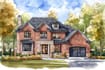 do an watercolor house portrait