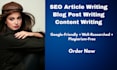 do SEO content writing, blogs and articles