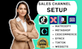 setup matrixify metashop cedcommerce syncx blockify tidio ads facebook website