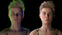 facetrack model,cc5 character,vr and streaming avatar,2d to 3d,vrchat,3d vtuber