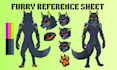 furry reference sheet furry oc furry ref sheet nsfw oc anthro character design