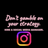 do instagram account management