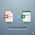 convert the pdf to excel