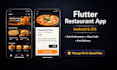 build a flutter restaurant app for android and ios