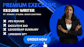 build your executive resume, bio and leadership summary