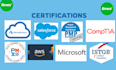 help to get salesforce microsoft azure comptia scrum pmp certifications