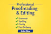 proofread and edit your document