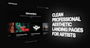 create a professional artist landing page