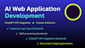 develop chatgpt ai integrated web application