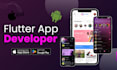 develop flutter app with backend