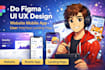 do figma ui ux design website mobile app design user interface landing page
