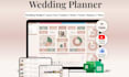 design wedding planners spreadsheet wedding google sheet events planner trackers