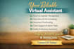 be your reliable virtual assistant for administrative and document support